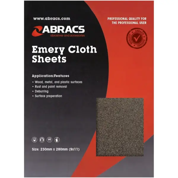Abracs Emery Cloth 40 Grit