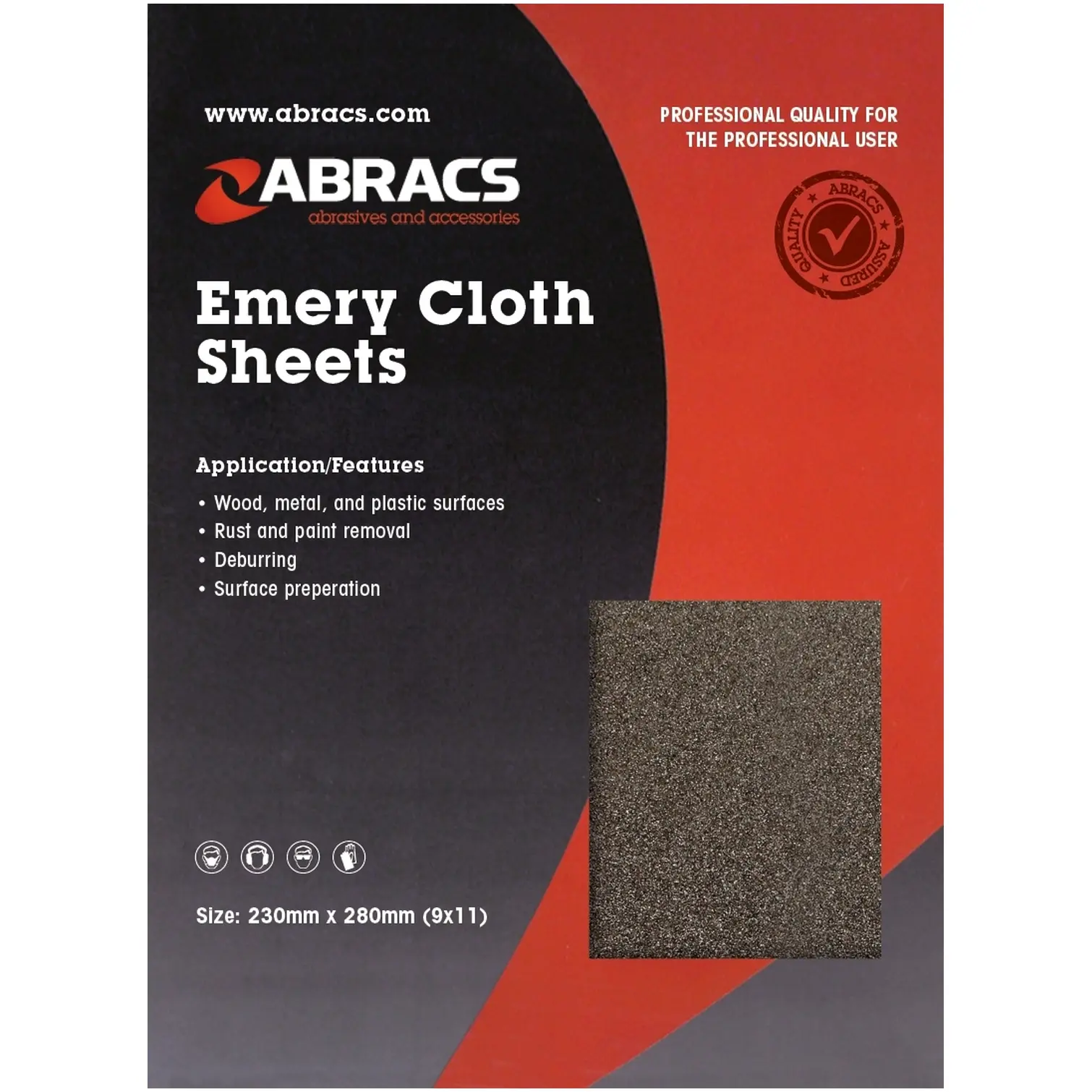 Abracs Emery Cloth 40 Grit