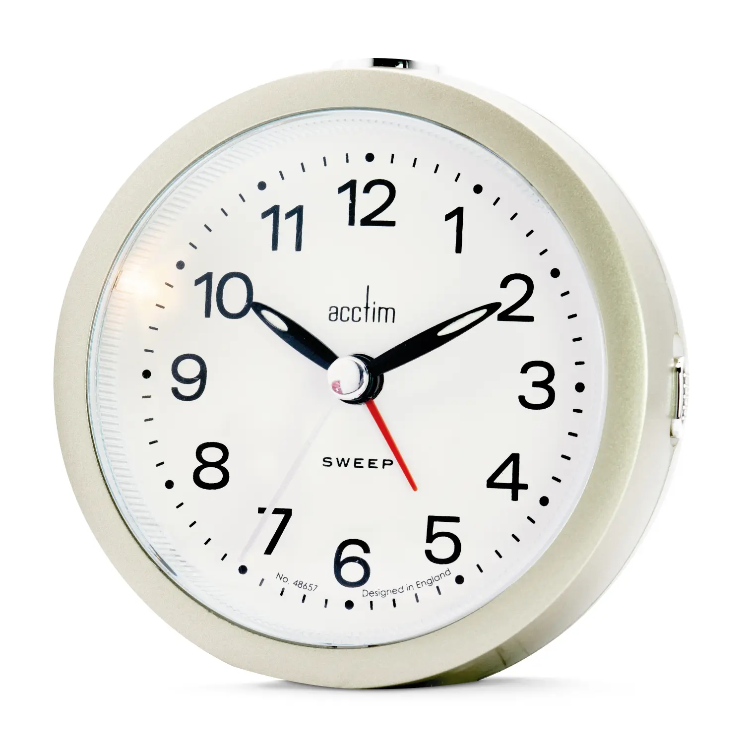 Acctim Elana Champagne Alarm Clock