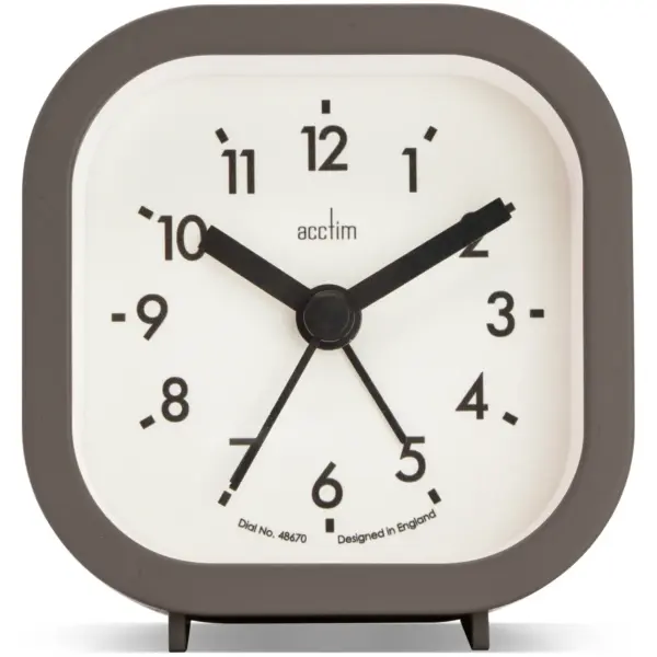 ACC0040 Acctim Robyn Grey Alarm Clock