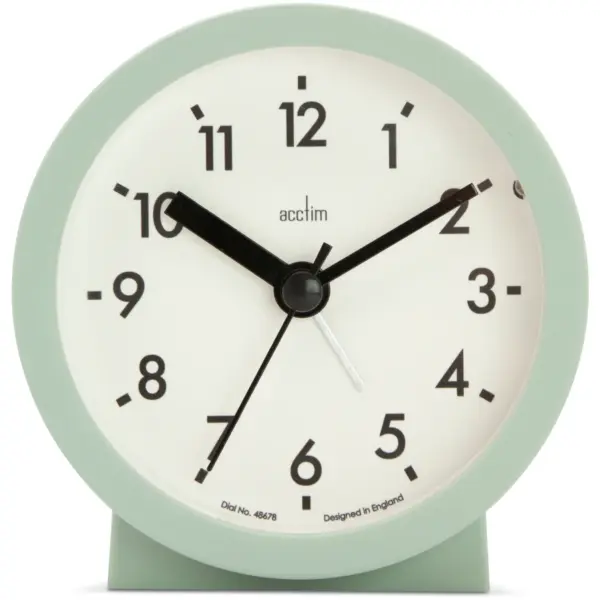 ACC0046 Acctim Gaby Cool Mint Alarm Clock
