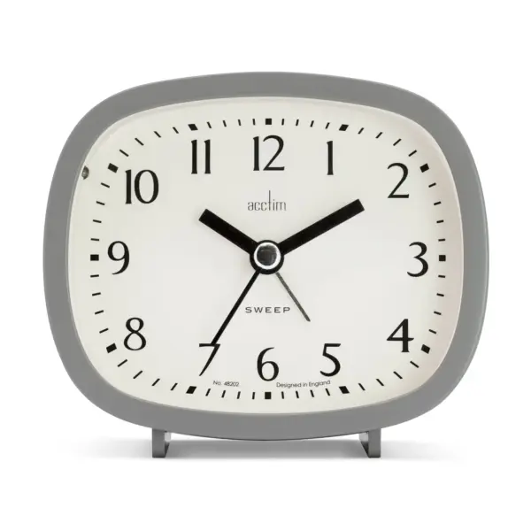 ACC0057 Acctim Hilda Pigeon Grey Alarm Clock
