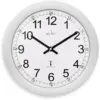 Acctim Formia Radio Controlled Wall Clock Silver 30cm