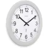 Acctim Formia Radio Controlled Wall Clock Silver 30cm