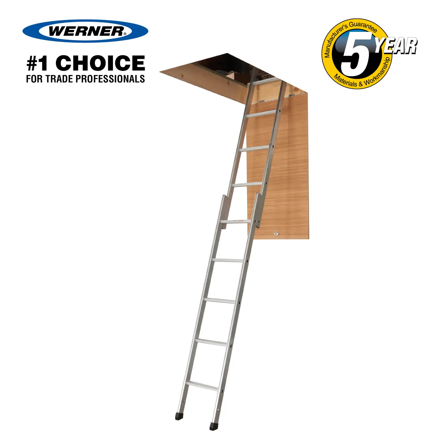 Werner 2 Part Loft Ladder 2.3m to 2.67m