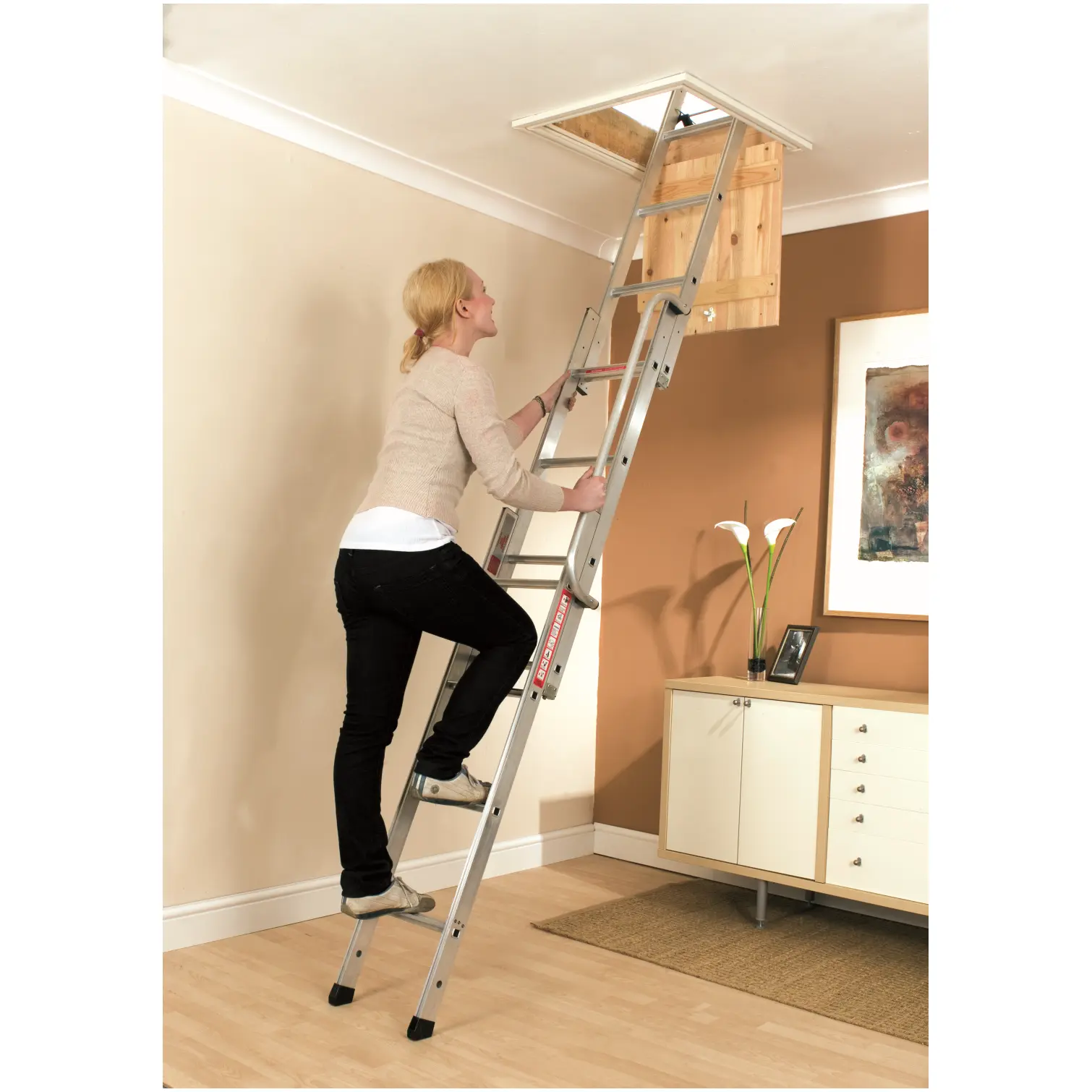 Youngman Easiway 3 Section Loft Ladder