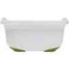 Addis White Green Soft Touch Bowl 8.5Ltr