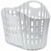 Addis Grey Green Fold Flat Laundry Basket 38Ltr