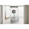 Addis Grey Green Fold Flat Laundry Basket 38Ltr