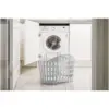 Addis Grey Green Fold Flat Laundry Basket 38Ltr