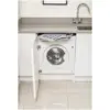 Addis Grey Green Fold Flat Laundry Basket 38Ltr