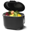 Addis Black Grey Compost Caddy 2.5Ltr
