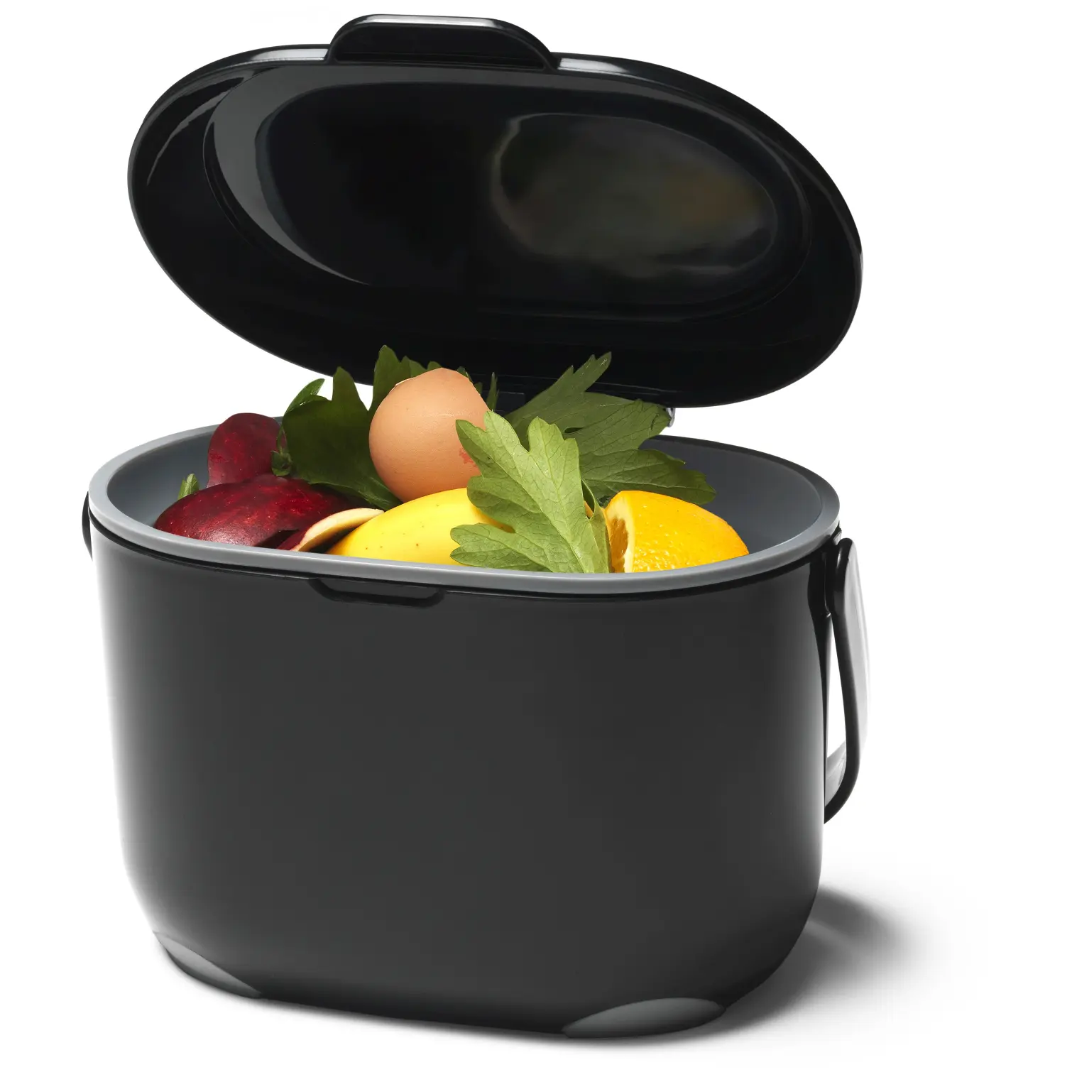 Addis Black Grey Compost Caddy 2.5Ltr