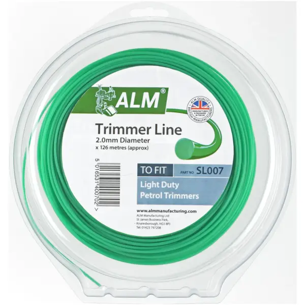 ALM0086 ALM 126mx2mm Strimmer Line