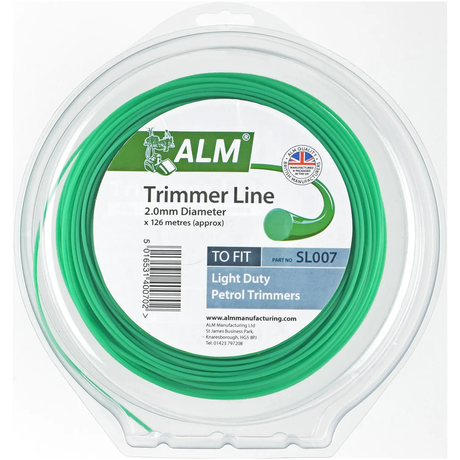 ALM 126mx2mm Strimmer Line
