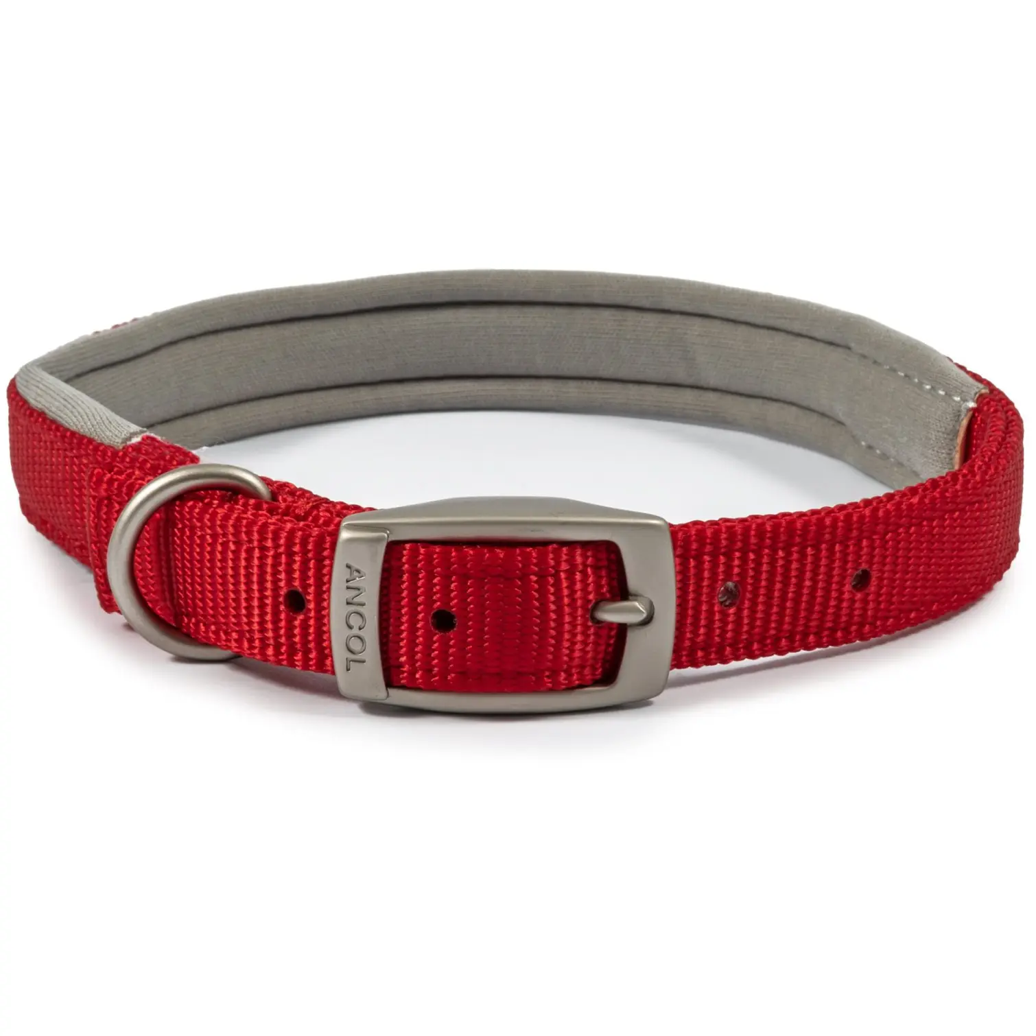 Ancol Viva Red Padded Adjustable Collar 45-54cm