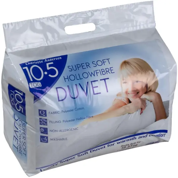 Charlotte Anderson Super Soft Hollowfibre Single Duvet 10.5 Tog