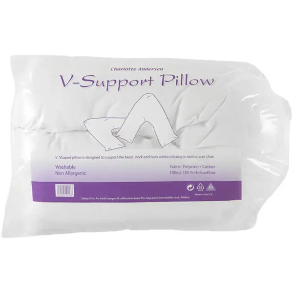 Charlotte Anderson Hollowfibre V Support Pillows