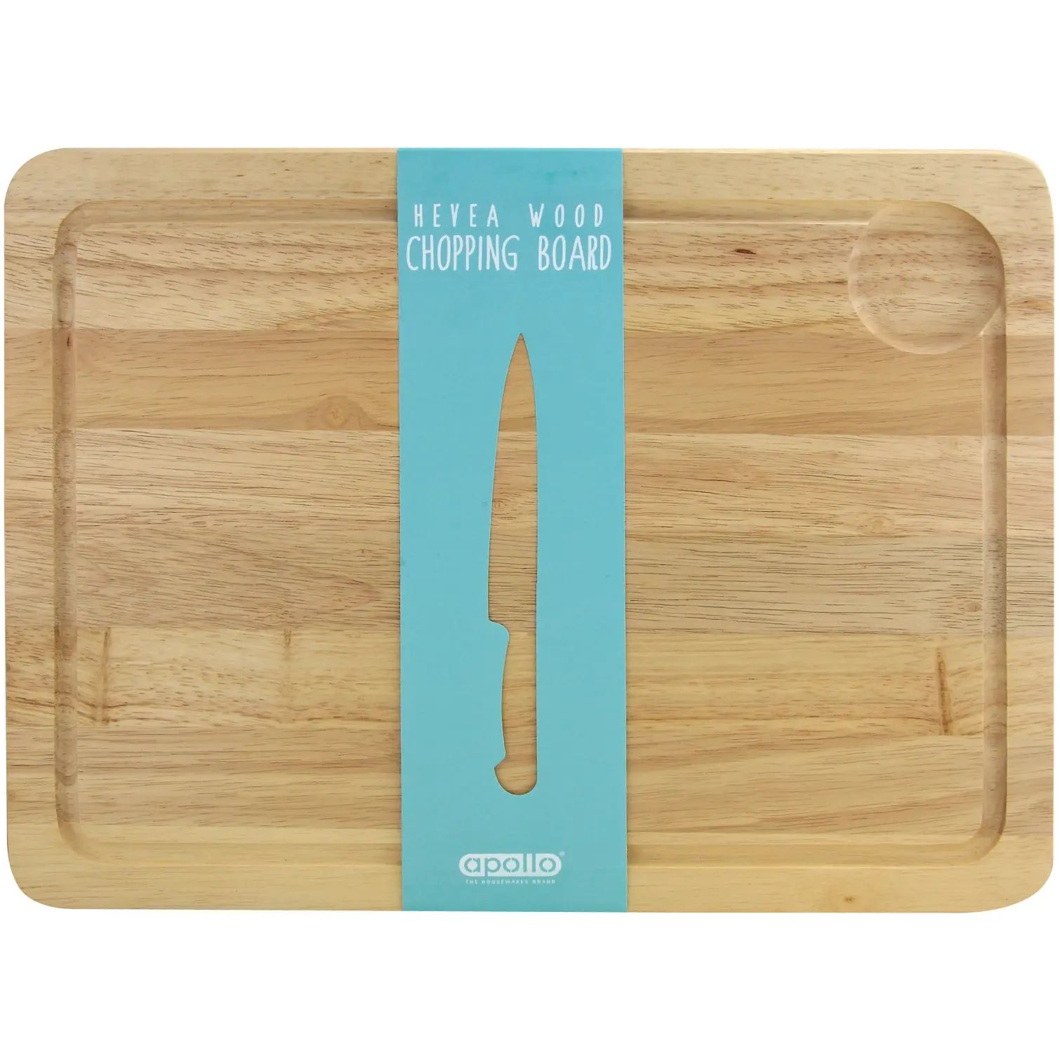 Apollo Hevea Wood Chopping Board 40x30cm