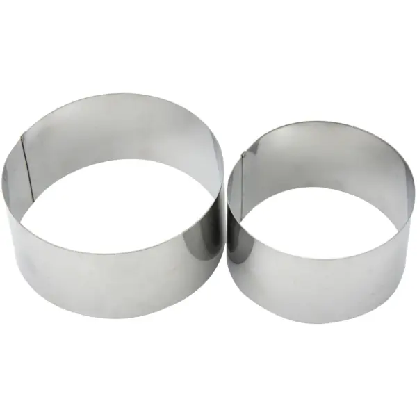 Apollo Stainless Steel Food Rings Set of 2