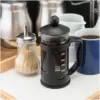 Apollo Black Plastic Cafetiere 3 Cup 350ml