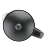 Apollo Black Plastic Cafetiere 12 Cup 1.5Ltr