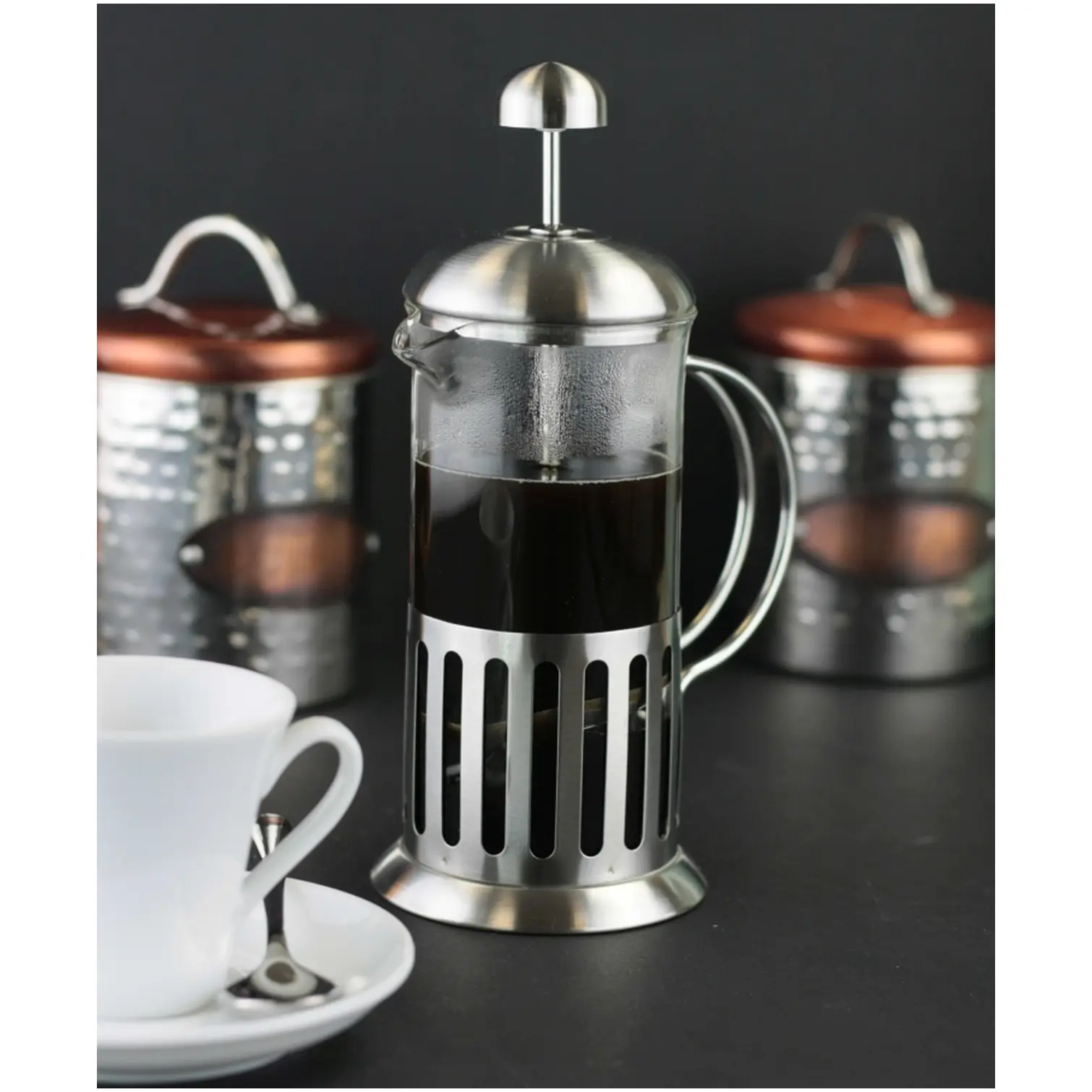 Apollo 3 Cup Stainless Steel Cafetiere 350ml
