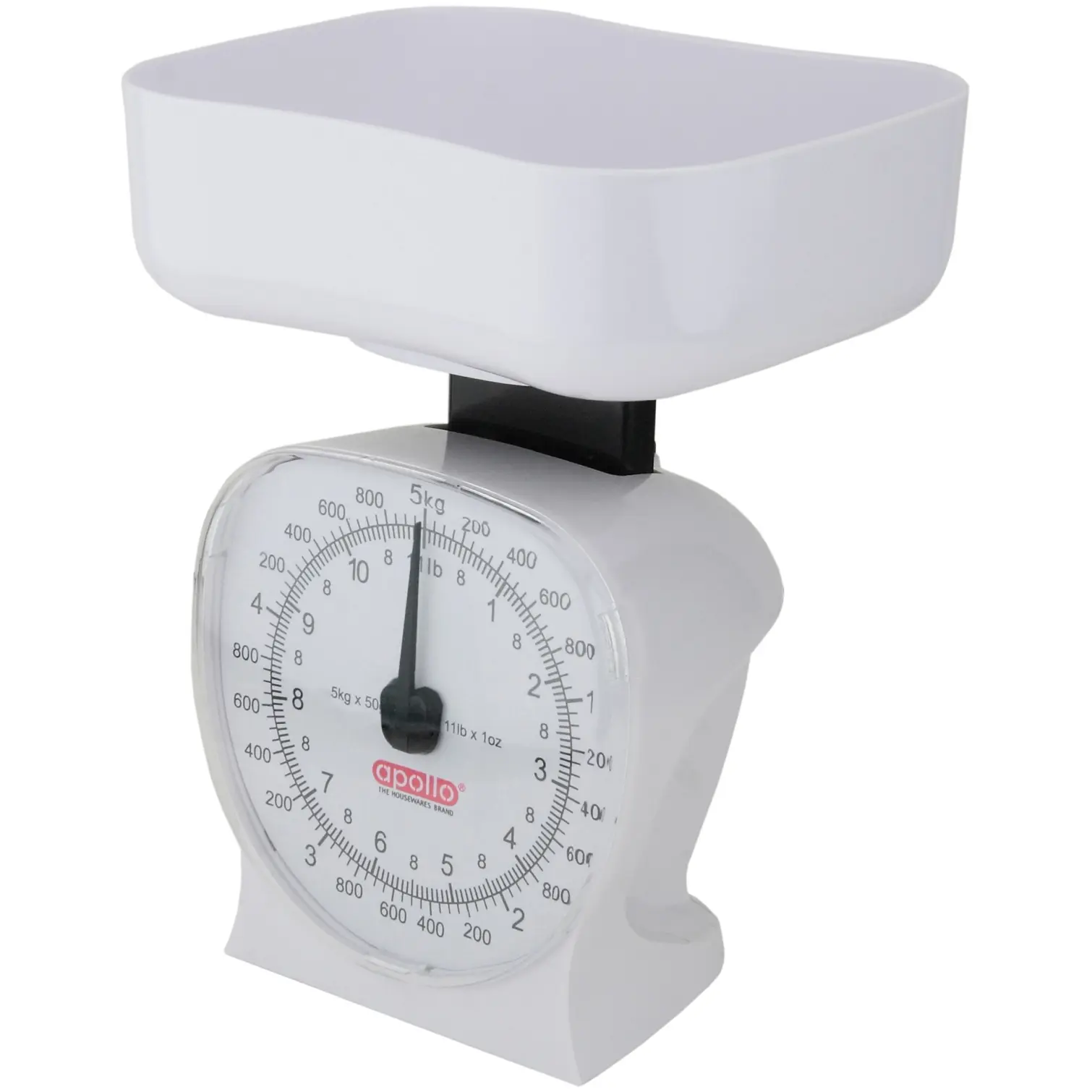 APO0180_10 Apollo Kitchen Scale White 5kg