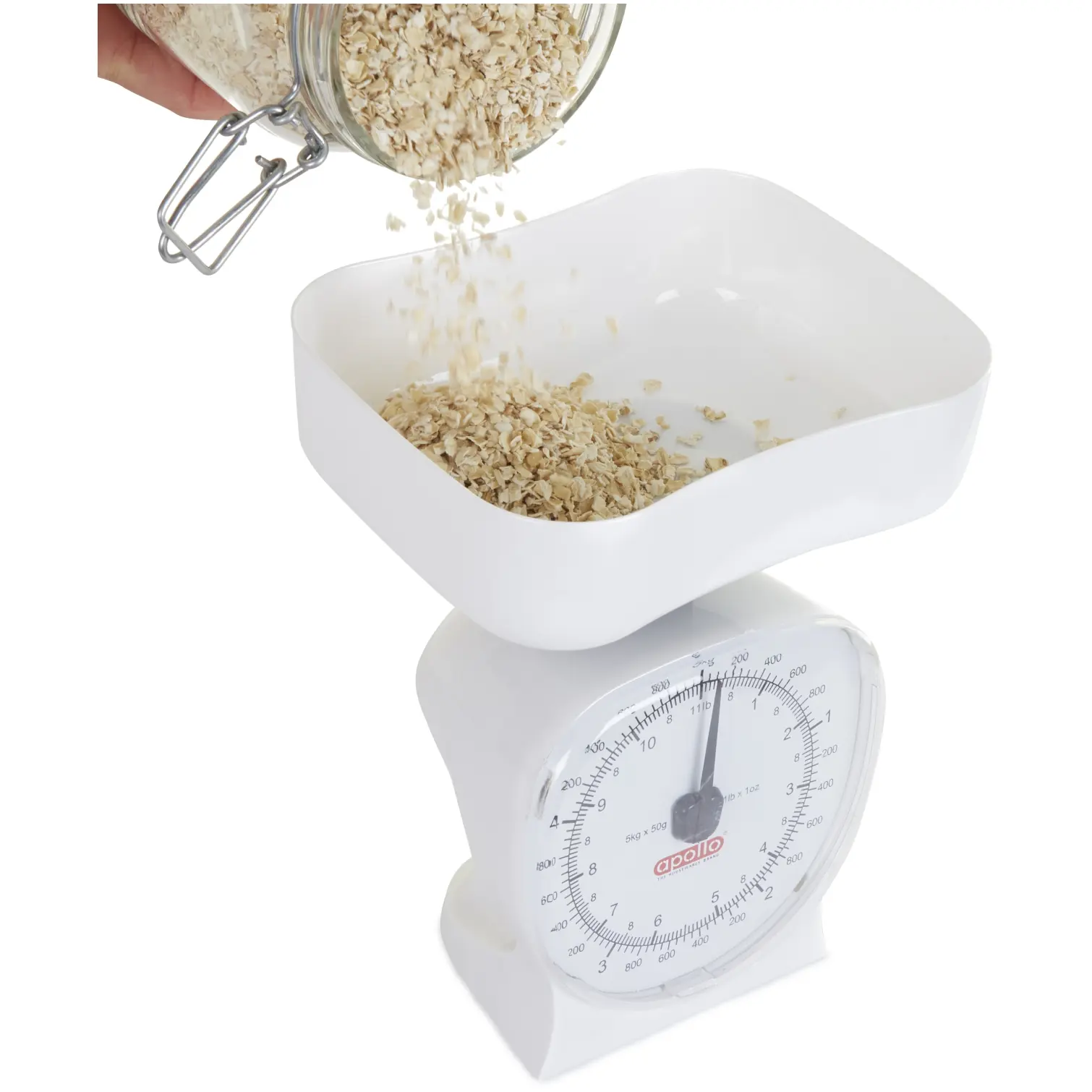 APO0180_9 Apollo Kitchen Scale White 5kg