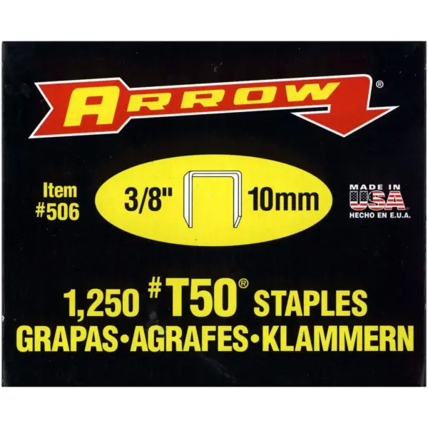 Arrow 10mm T50 Staples