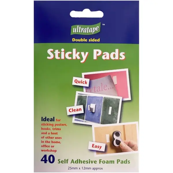 Ultratape Sticky Pads Pack of 40