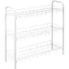 Metaltex White 3 Tier Shoe Rack 64x23x59cm
