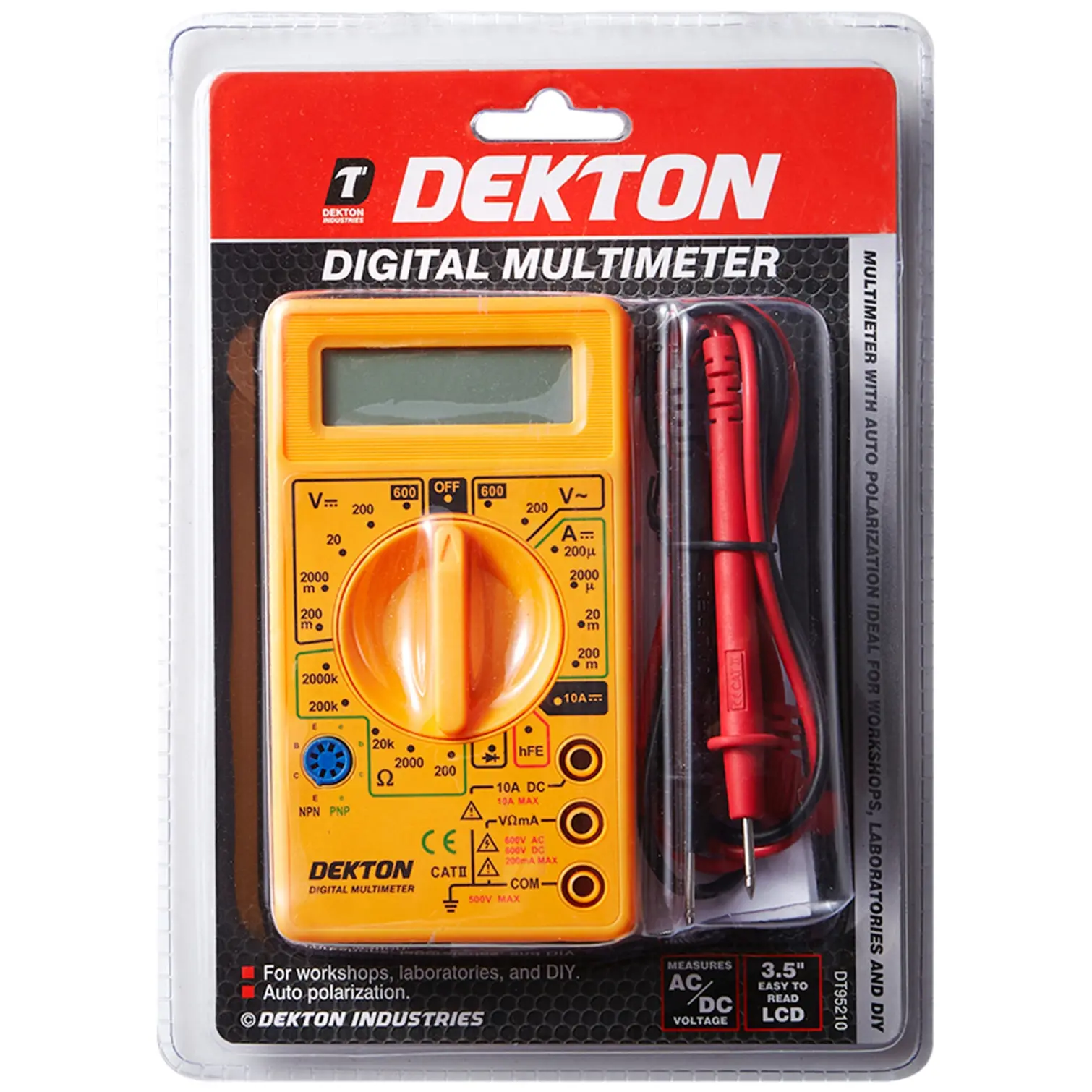 Dekton Digital Multi Tester