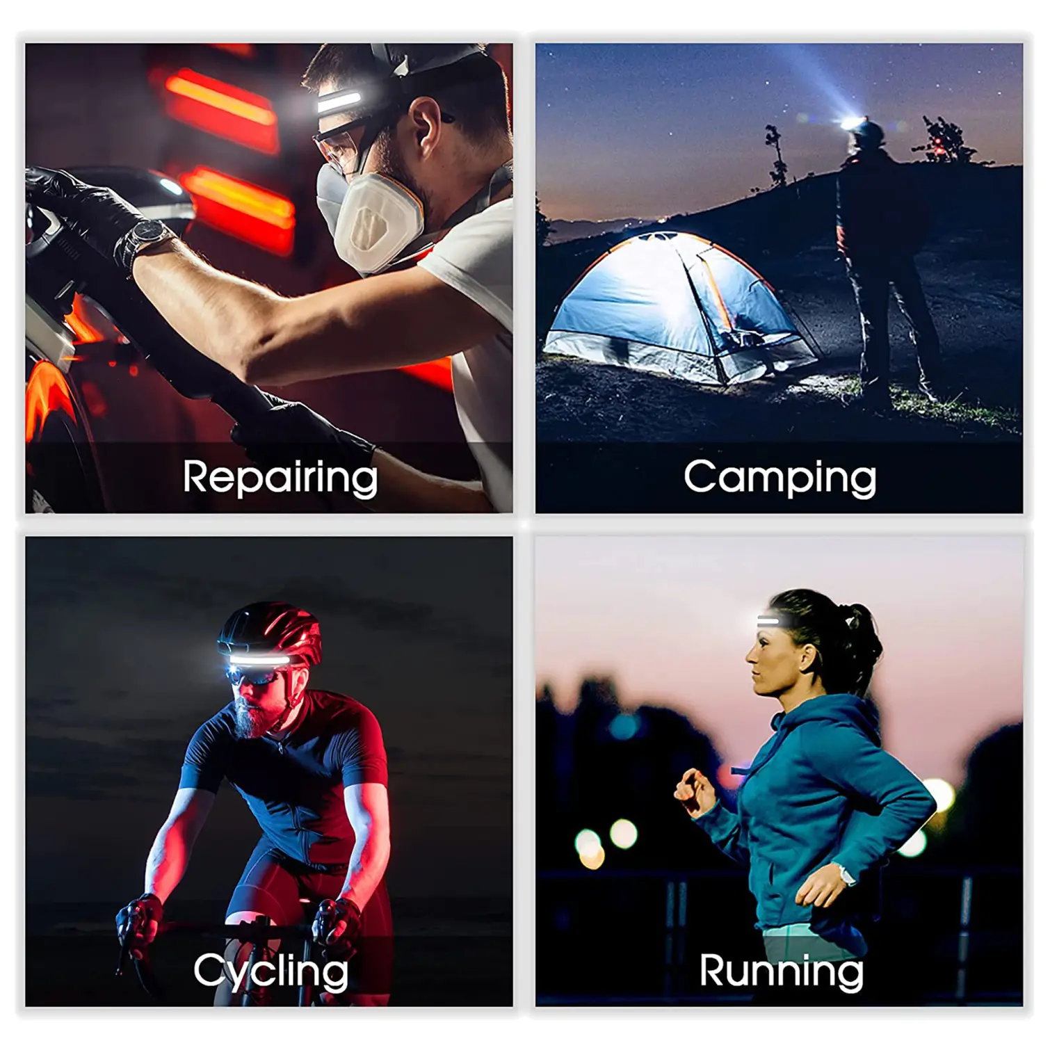 Dekton Rechargeable Head Torch