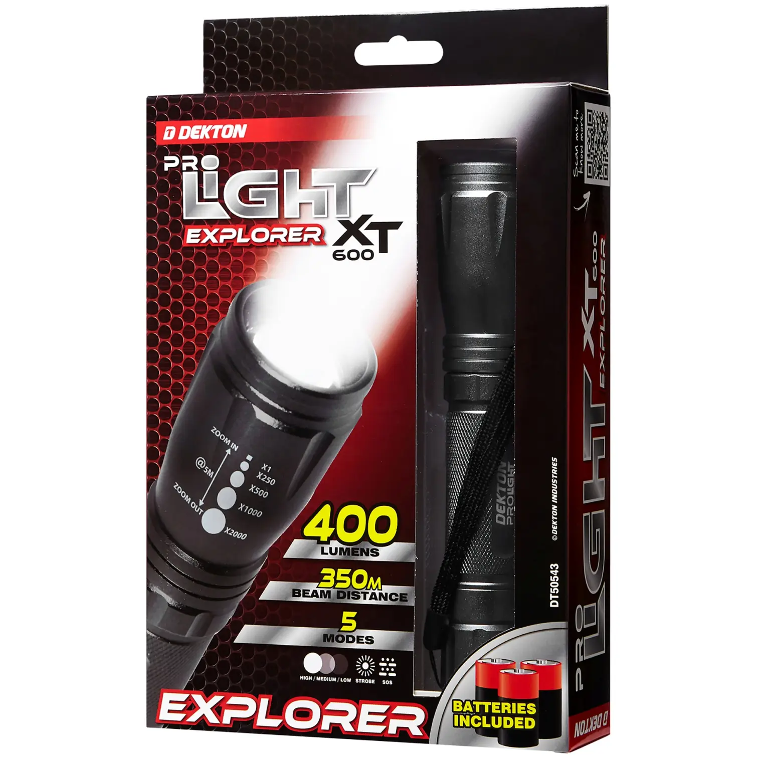 Dekton Explorer Torch 400 Lumens