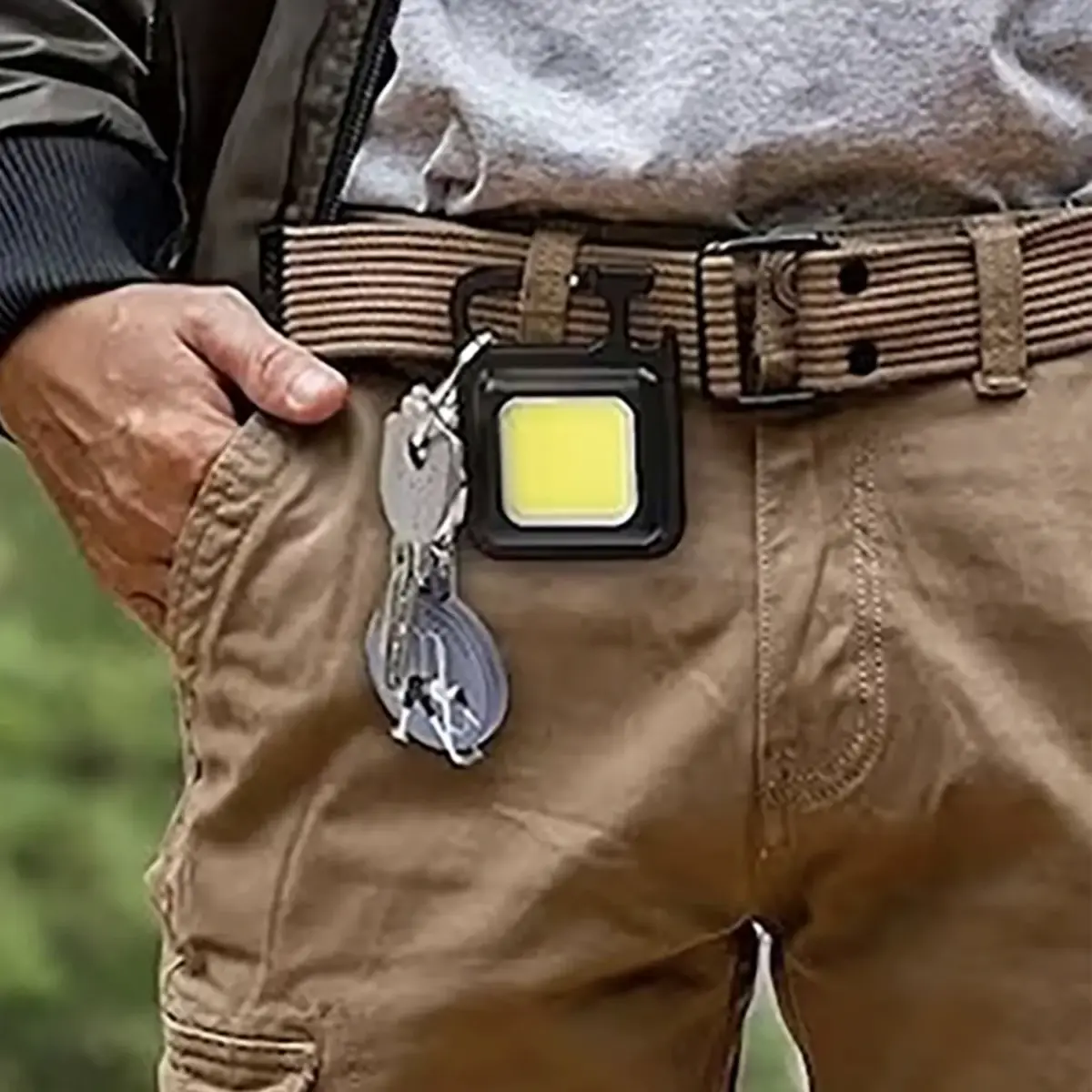 Dekton Rechargeable Keychain COB Light