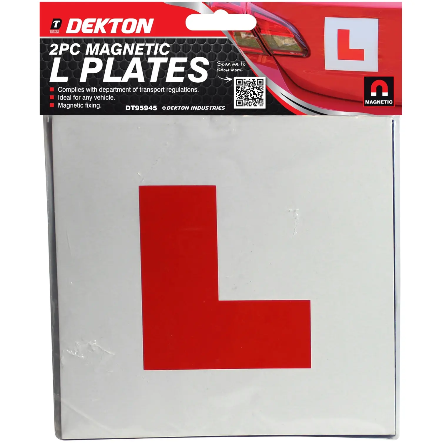 Dekton L Plates  Magnetic pack of 2