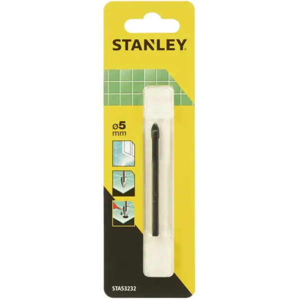 Stanley Tile & Glass Drill Bit 5mm x 70mm