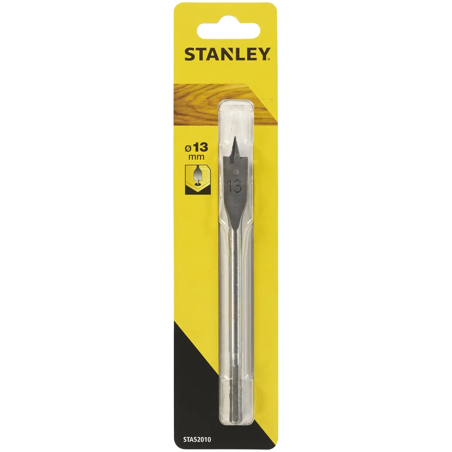 Stanley Flatwood Drill Bit 13mm x 154mm