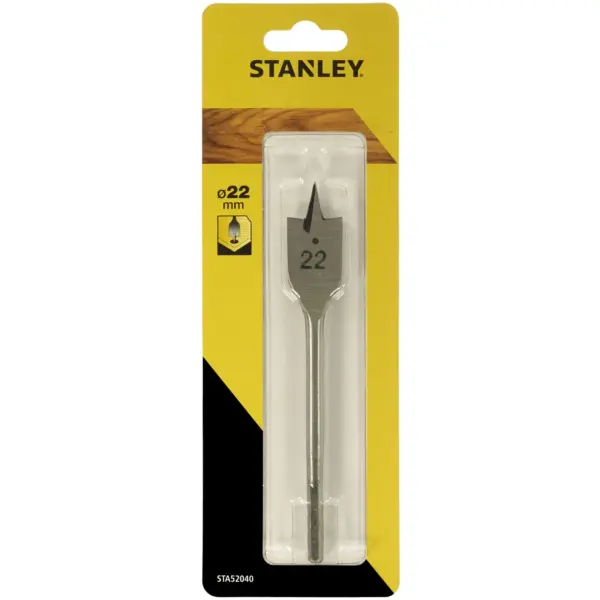 Stanley Flatwood Drill Bit 22mm x 154mm