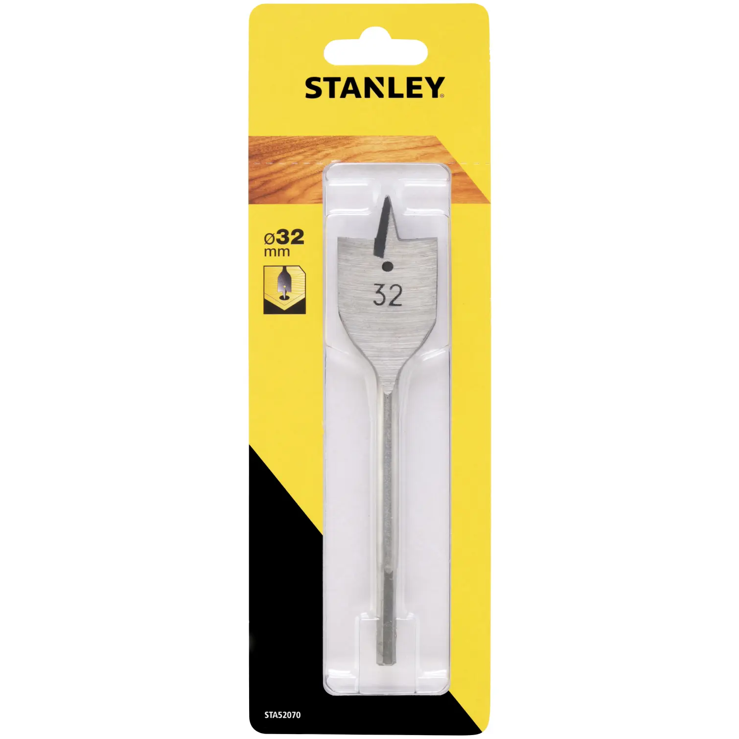 Stanley Flatwood Drill Bit 32mm x 154mm