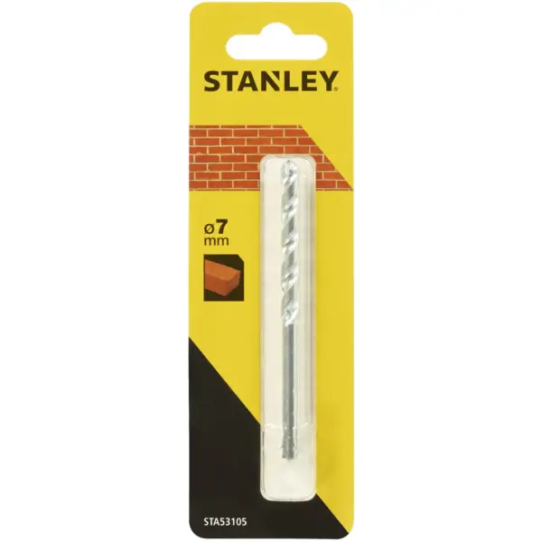 BDA1156 Stanley Masonry Drill Bit 7mm x 100mm