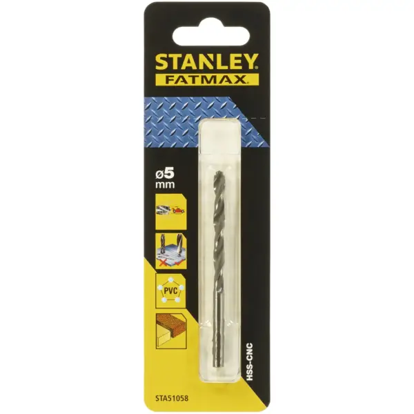 BDA1258 Fatmax Bullet HSS Drill Bit 5mm x 86mm