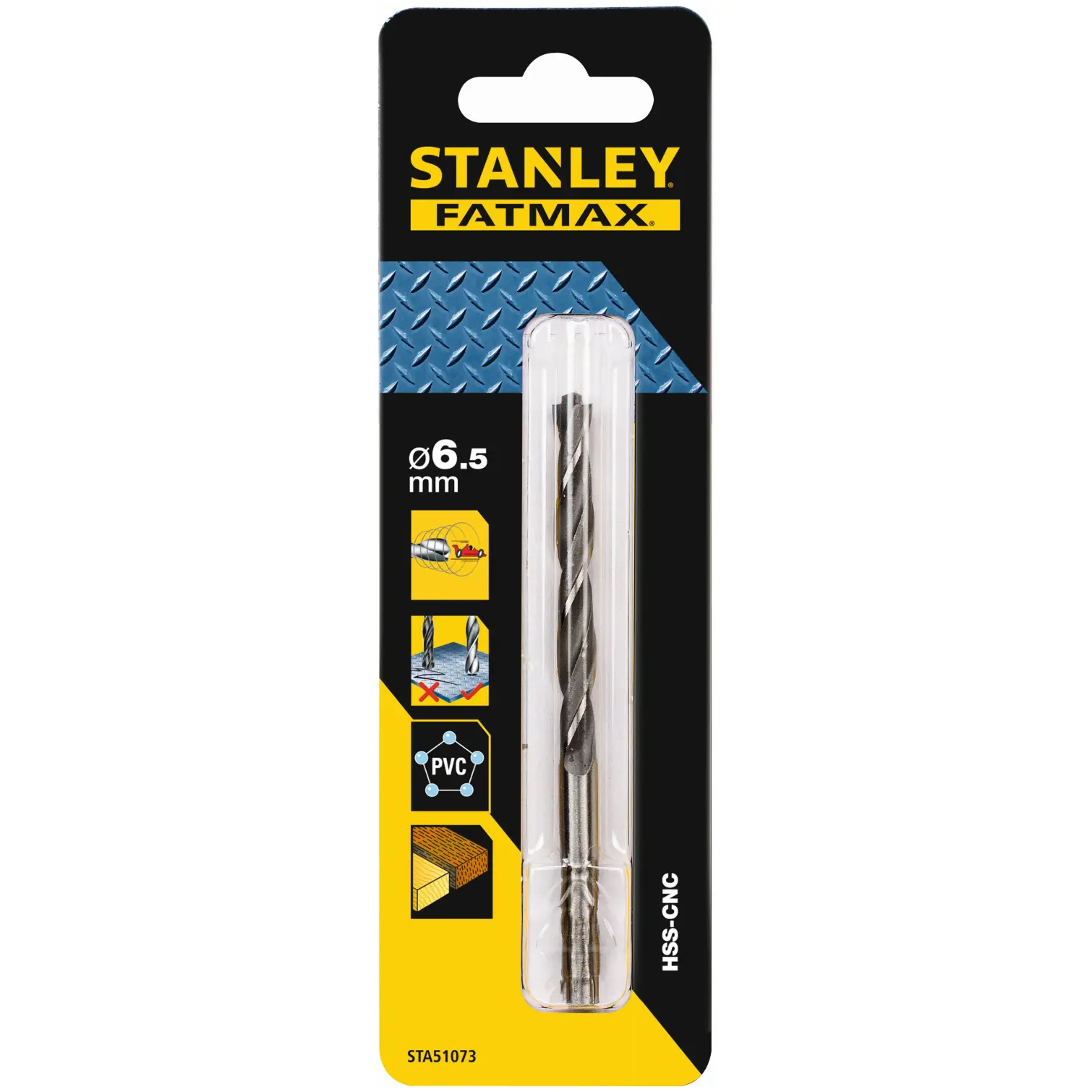 Stanley Fatmax Bullet HSS Drill Bit 6.5mm x 101mm