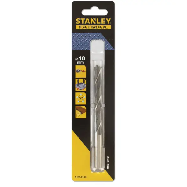 BDA1266 Stanley Fatmax Bullet HSS Drill Bit 10mm x 133mm