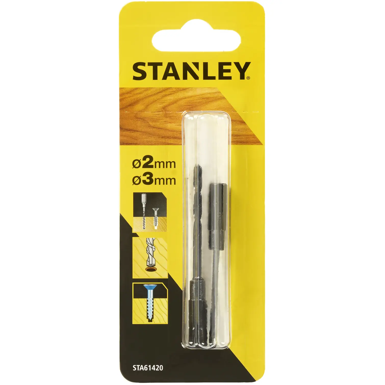 Stanley Pilot Drill Bits Set of 2 Sizes î2 3mm