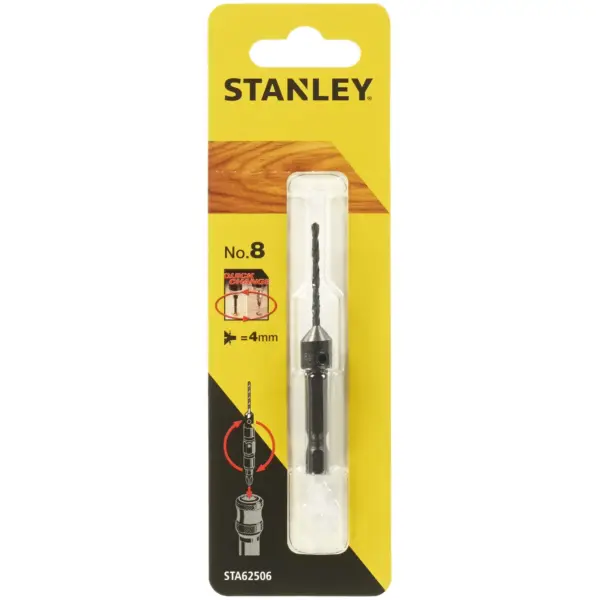 BDA1370 Stanley No.8 Pilot Bit with Countersink Flute