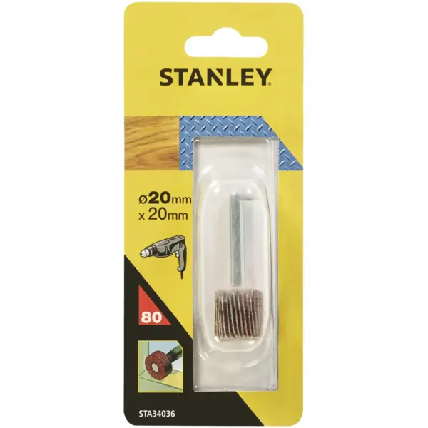 Stanley Oxide Flap Wheel 80G 20x20mm