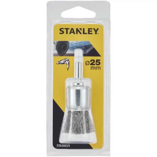 Stanley Steel Wire Cup Brush 25mm