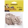 Stanley Wooden Dowels 6x30mm Pack of 50